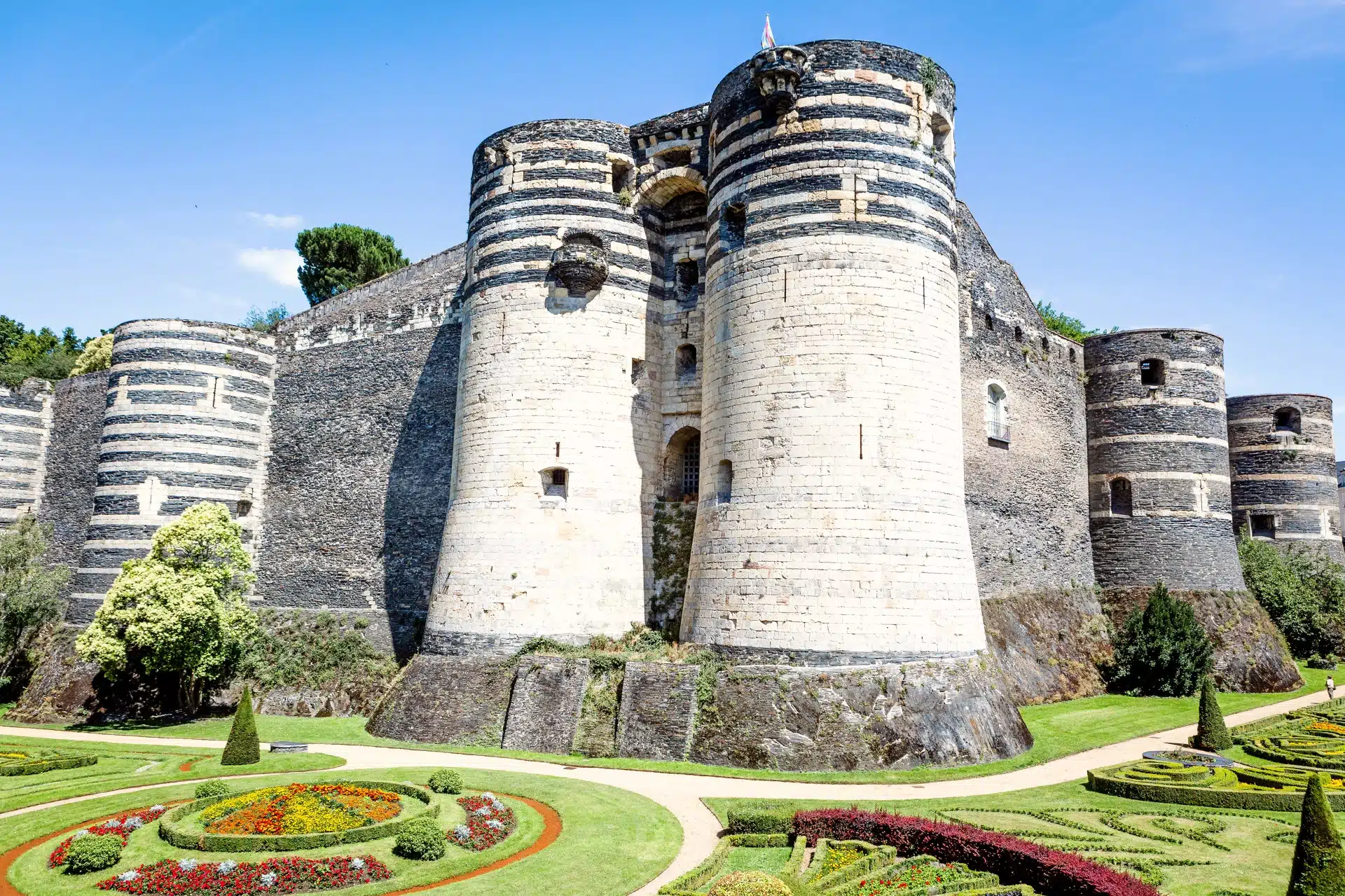 Château d'Angers où j'exerce mon activité de consultant SEO